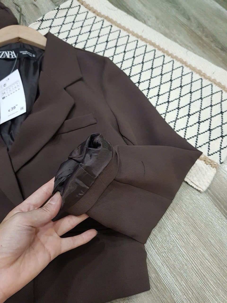  Áo vest nữ màu nâu 