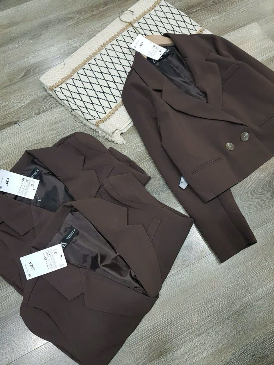  Áo vest nữ màu nâu 