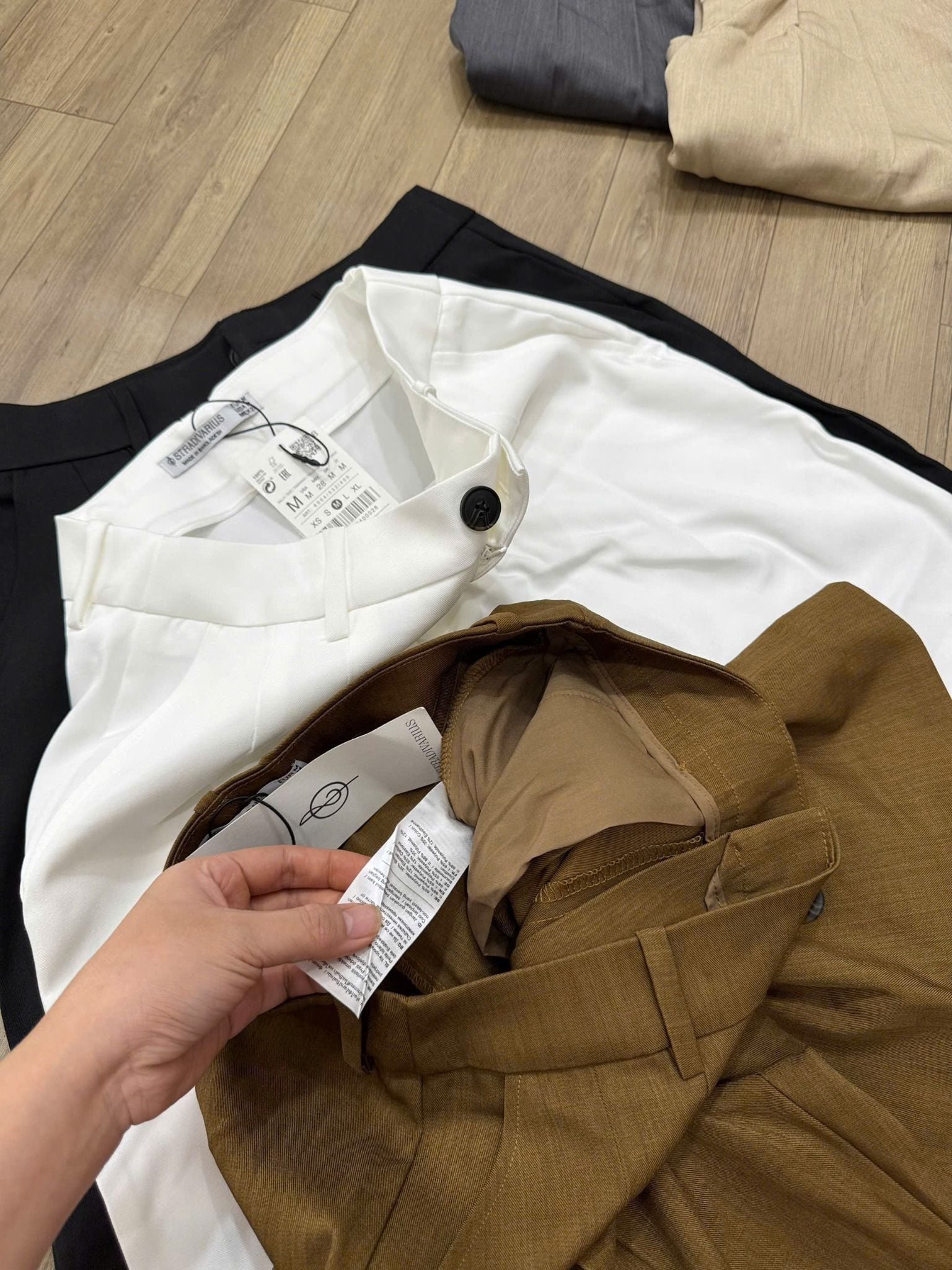  Quần short tây lưng cao vải Suiting Hàn nữ 