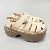  Sandal rọ stomp 6 phân nữ 