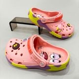  Dép sục Dinas classic Spongebob Patrick, Bọt Biển nam nữ 