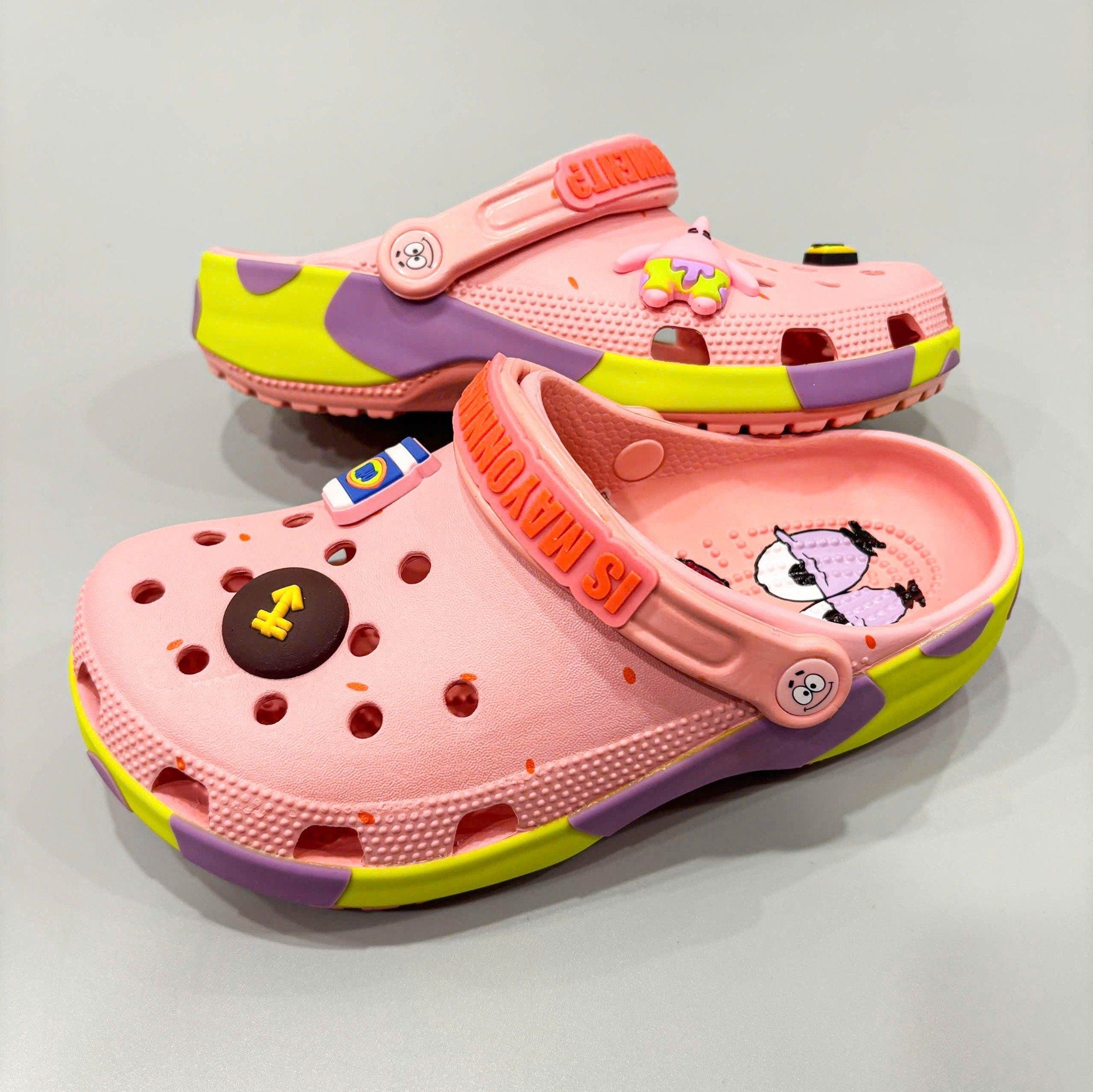  Dép sục Dinas classic Spongebob Patrick, Bọt Biển nam nữ 