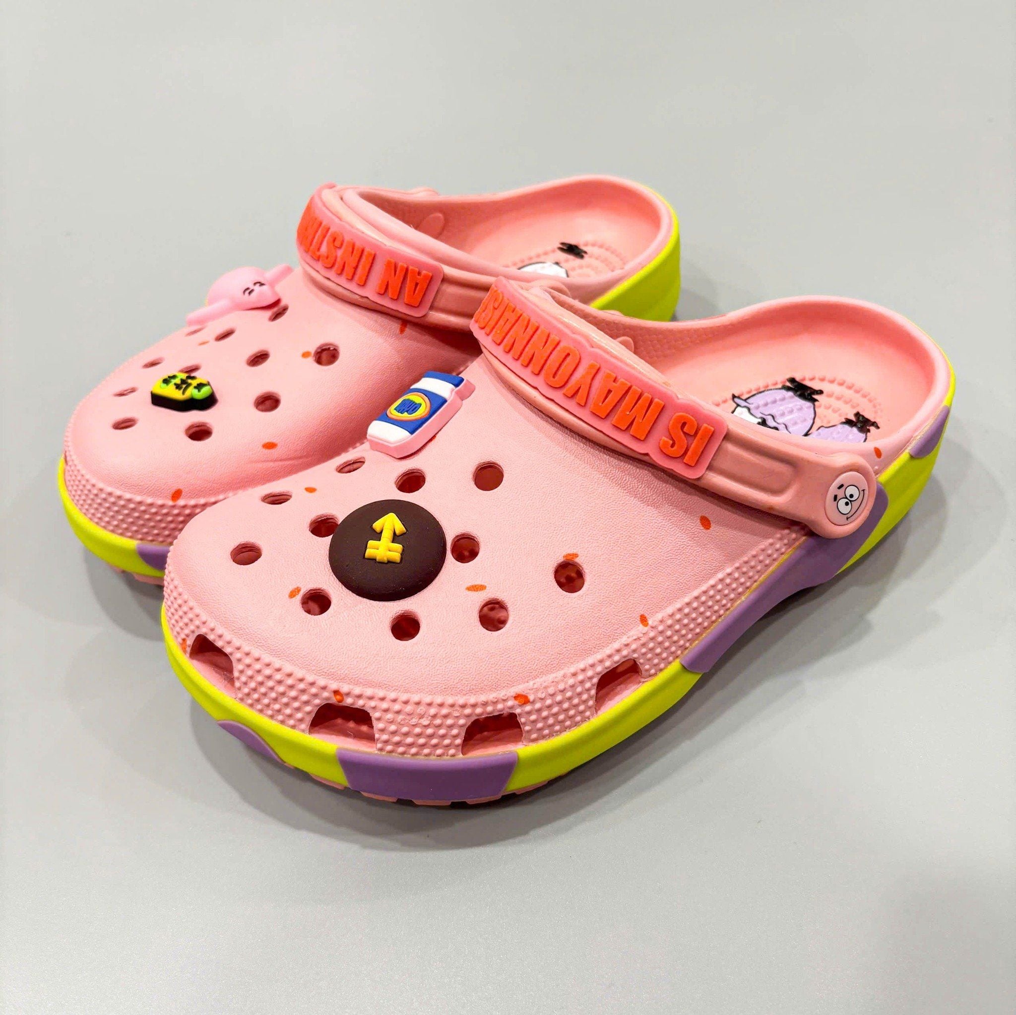  Dép sục Dinas classic Spongebob Patrick, Bọt Biển nam nữ 