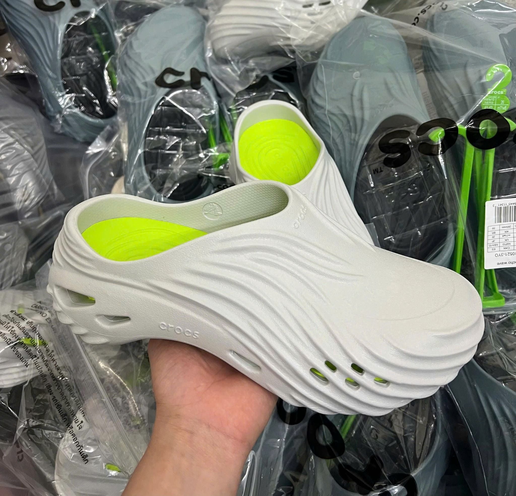  Dép sục Dinas Classic Echo Wave nam nữ xuất khẩu 