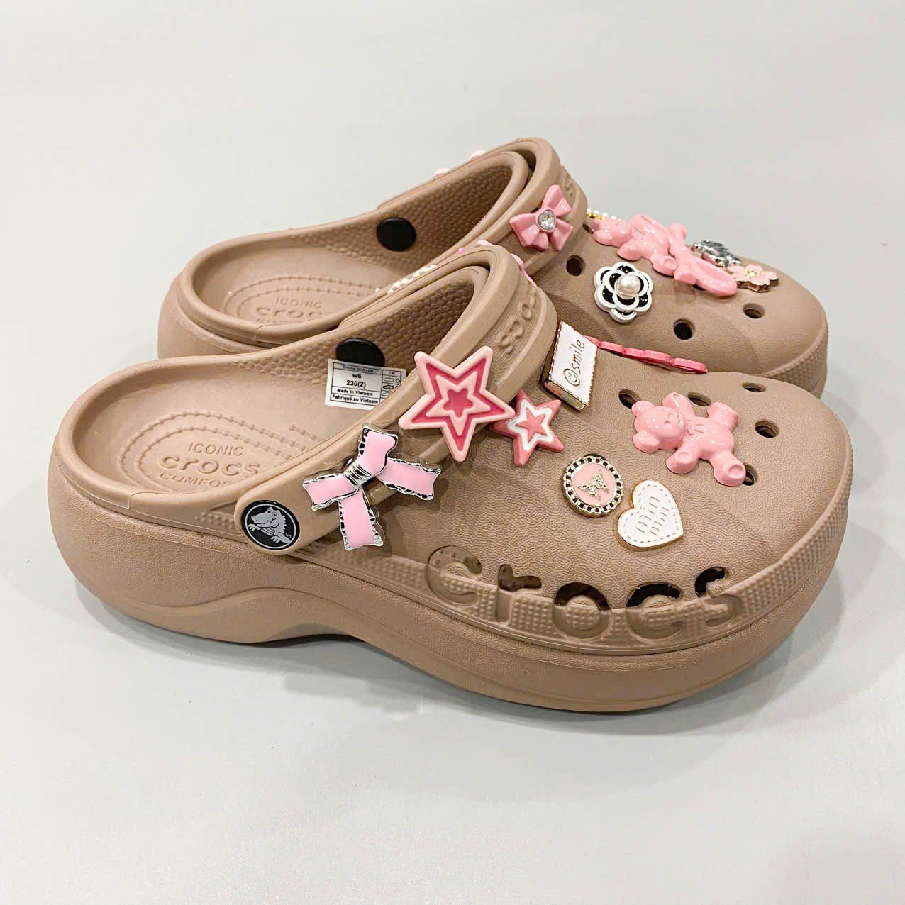  Dép sục Dinas classic baya platform cao 5 phân nam nữ 