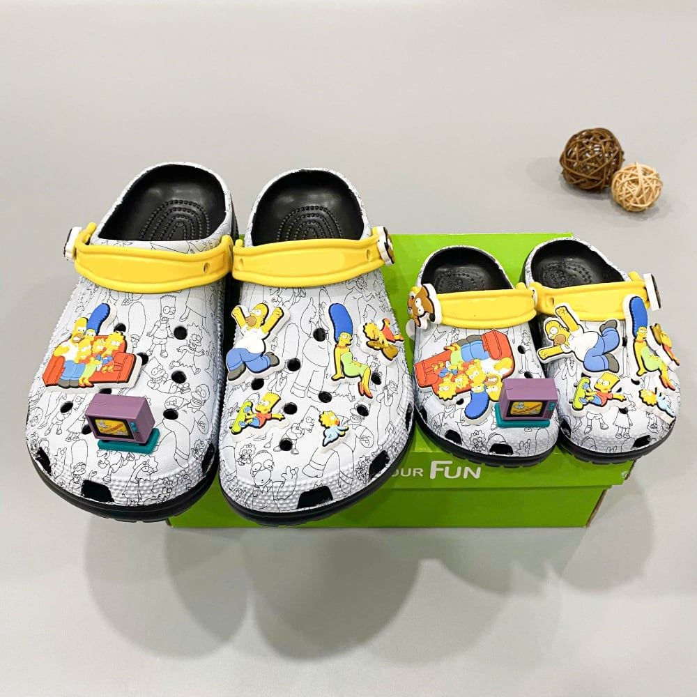  Dép sục dinas classic The Simpsons nam nữ 