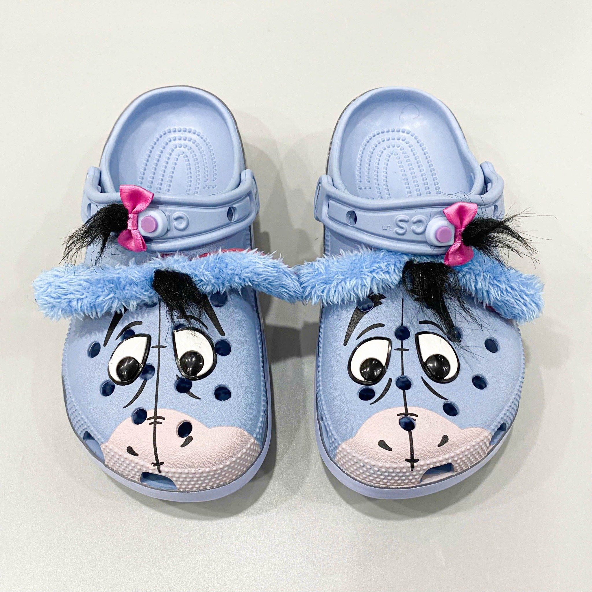  Dép sục dinas classic lừa xanh 'Eeyore' nam nữ 