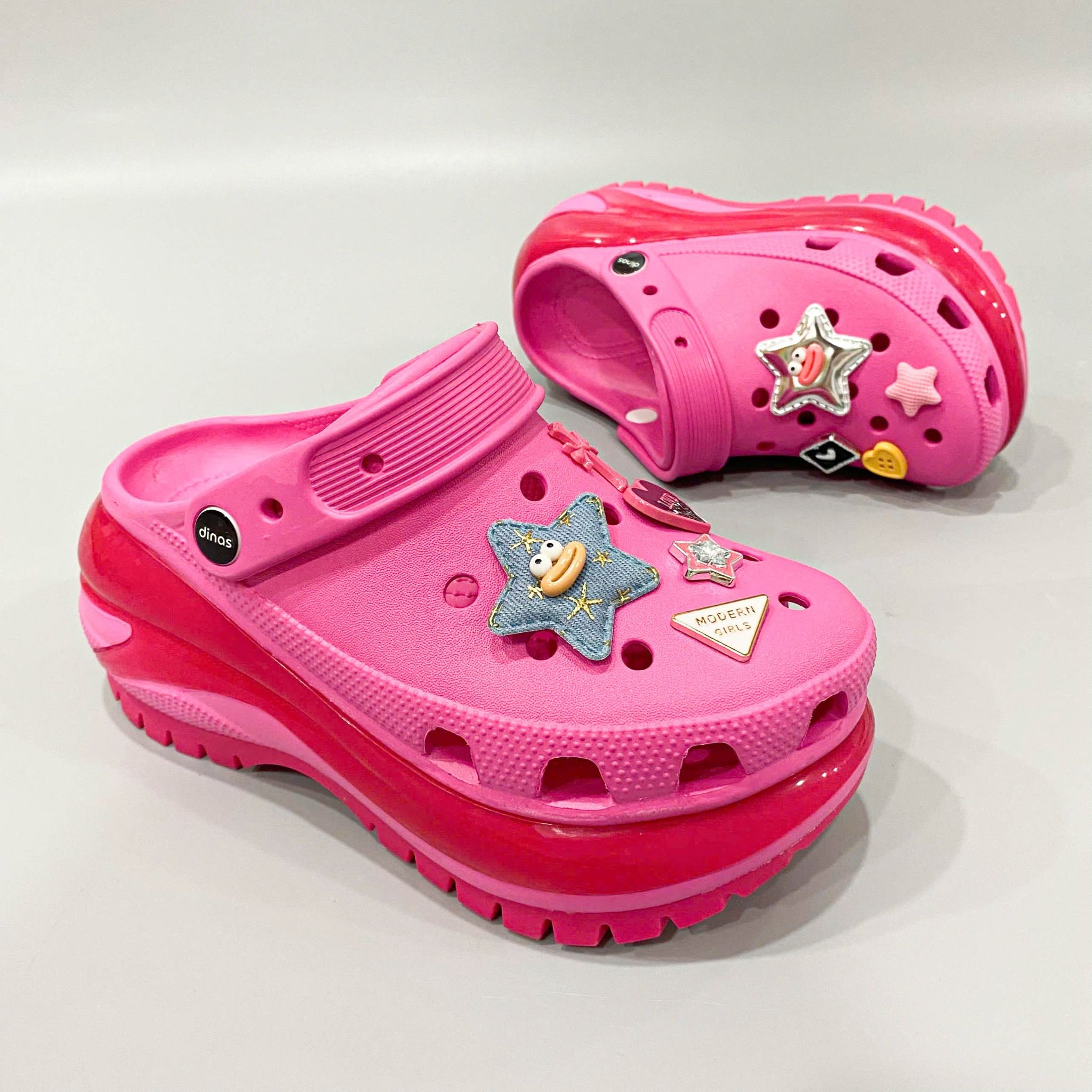  Dép sục Dinas Mega đế răng cưa 7 phân nữ chính hãng 