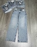  Quần jeans ống suông nữ 