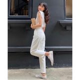  Quần jean dài màu trắng nữ 