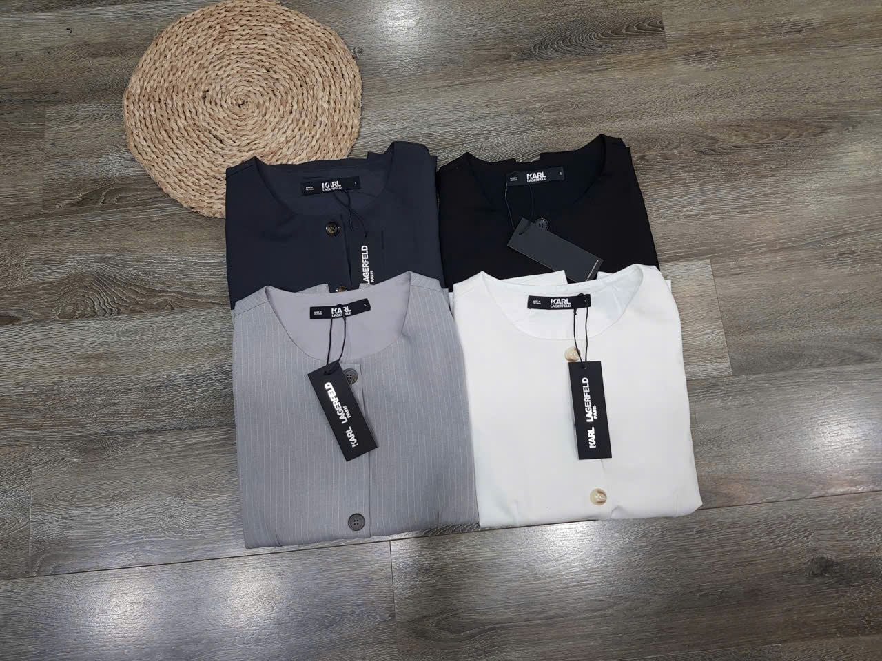  Áo vest gile nữ trắng đen 