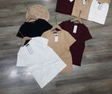  Áo thun trơn croptop basic nữ 