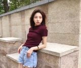  Áo thun trơn croptop basic nữ 