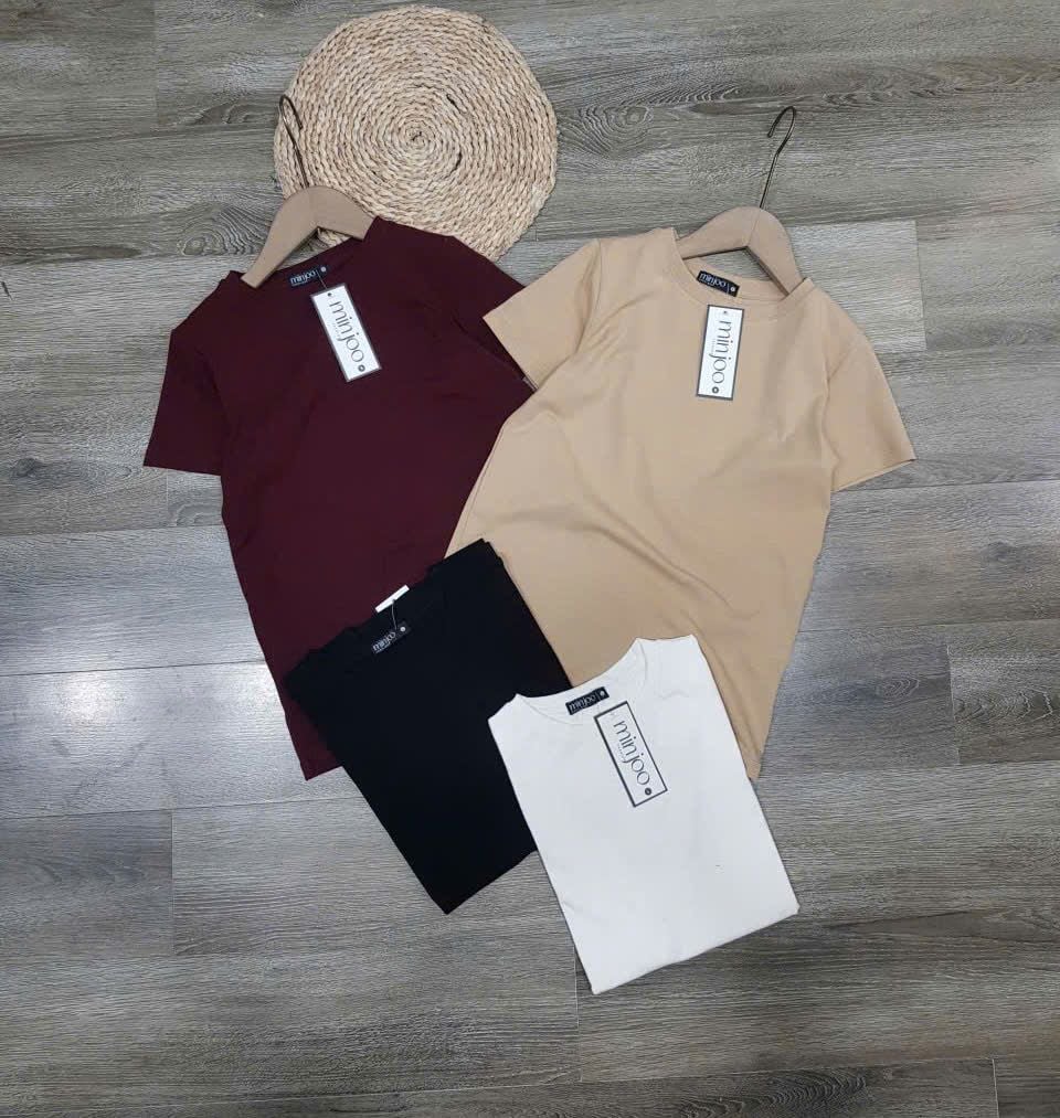  Áo thun trơn croptop basic nữ 