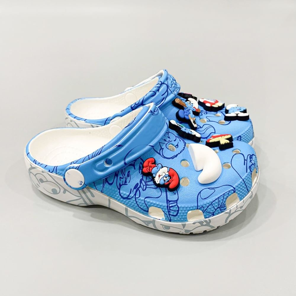  Dép sục dinas classic xì trum "Smurfs" trẻ em 