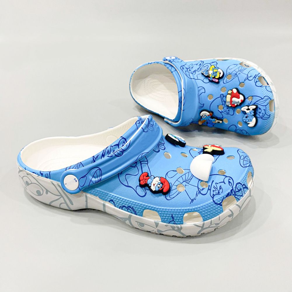  Dép sục dinas classic xì trum "Smurfs" trẻ em 