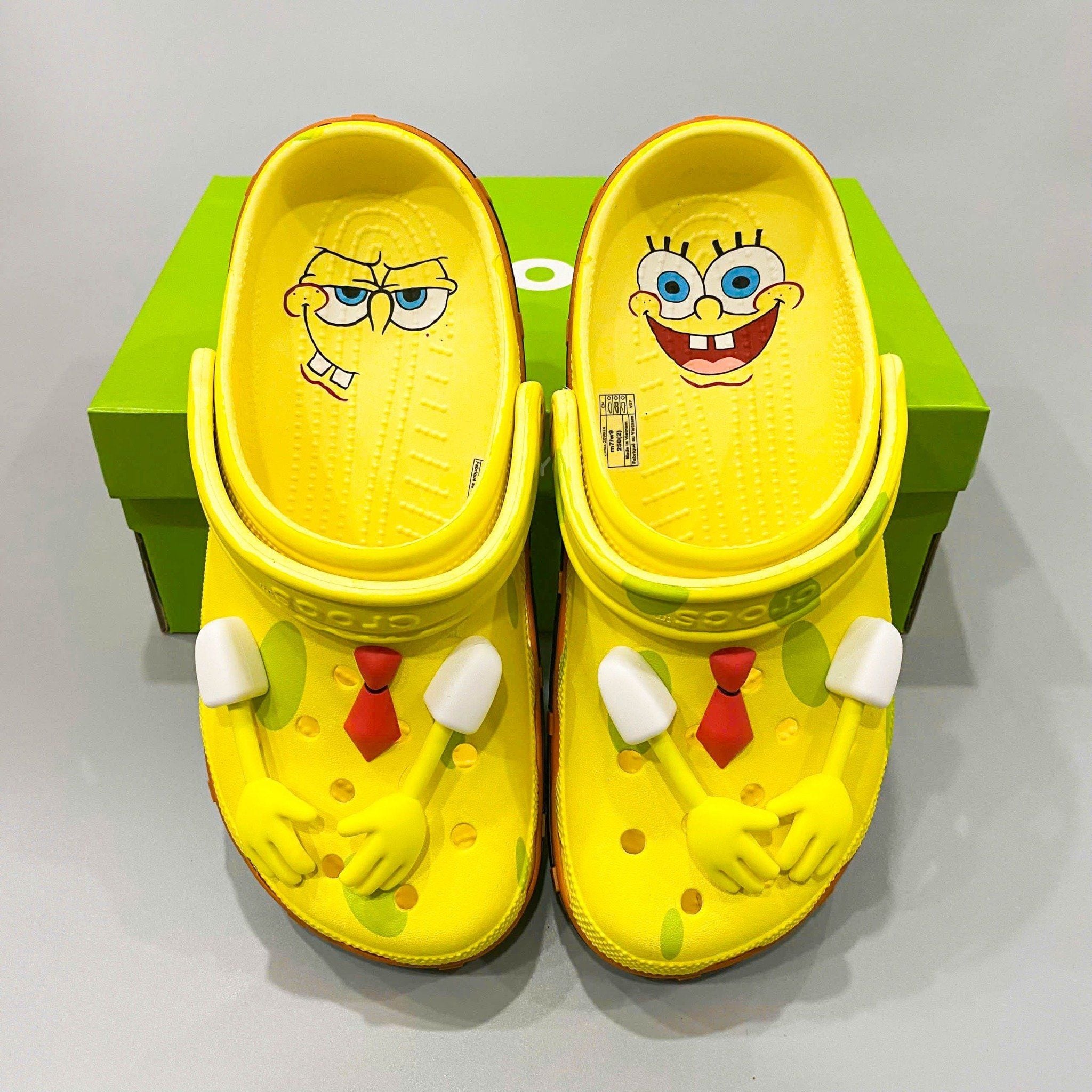  Dép sục Dinas classic Spongebob Patrick, Bọt Biển nam nữ 