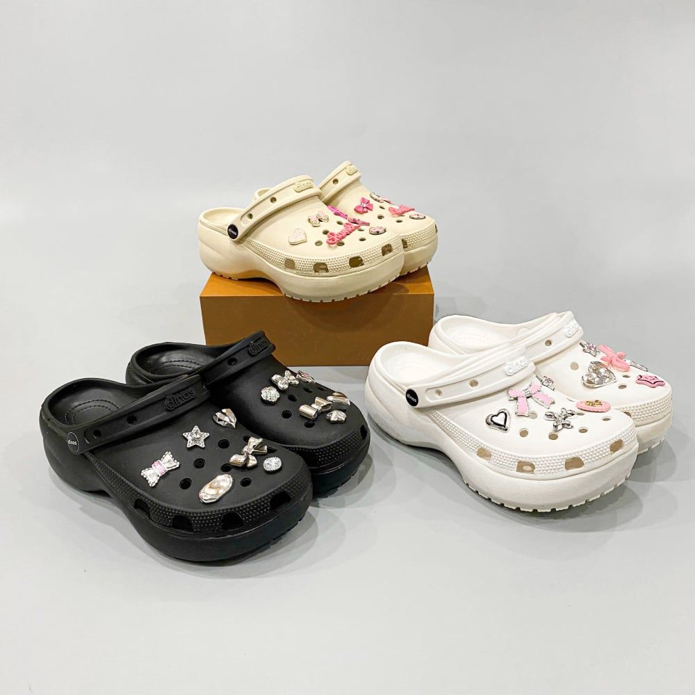  Dép sục Dinas classic platform đế 5 phân nữ chính hãng 