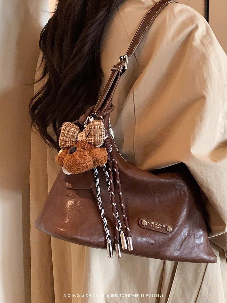  Túi xách chio2nd da nhăn mềm 