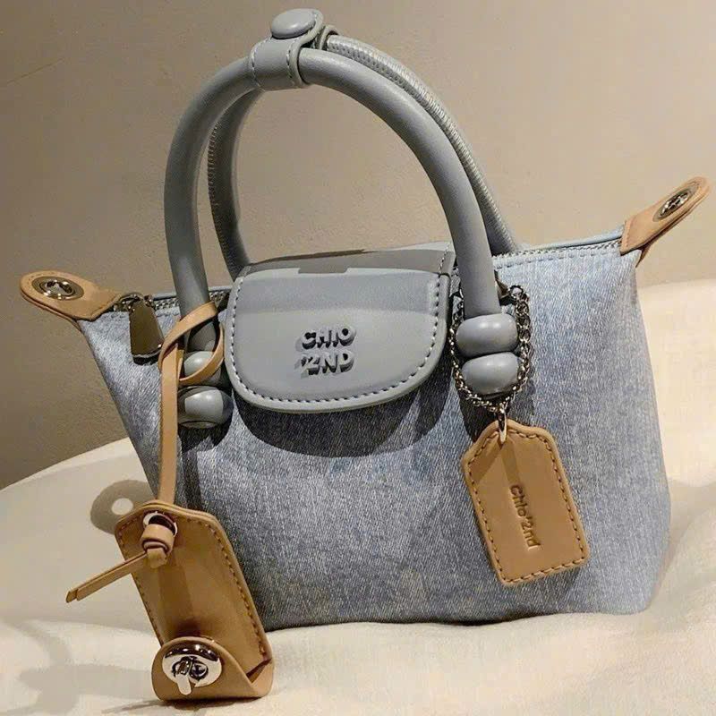  Túi xách chio2nd denim hai quai 