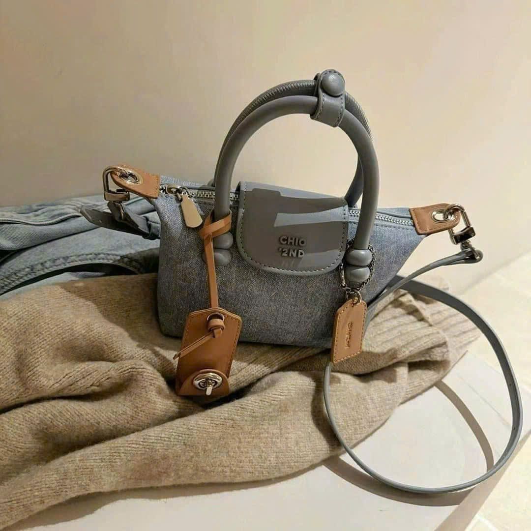  Túi xách chio2nd denim hai quai 