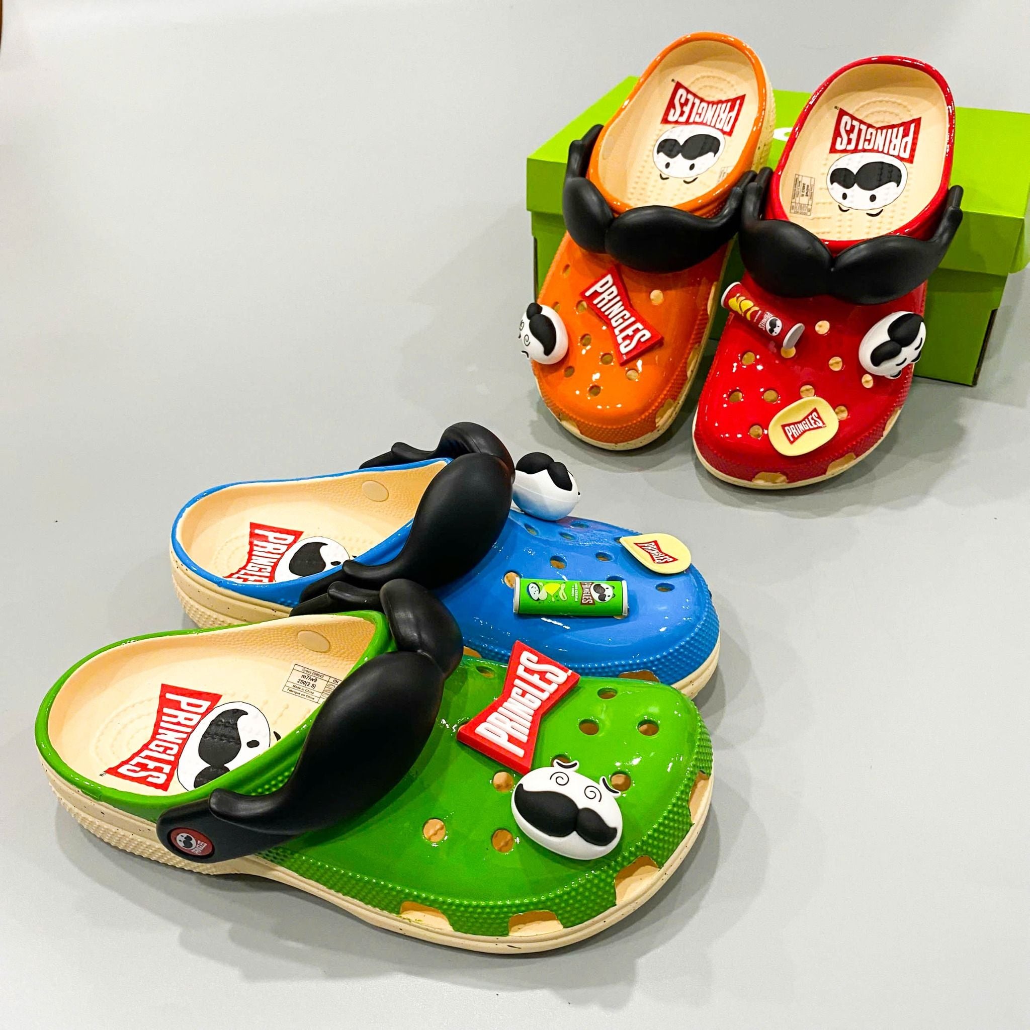  Dép sục dinas classic Pringles nam nữ 