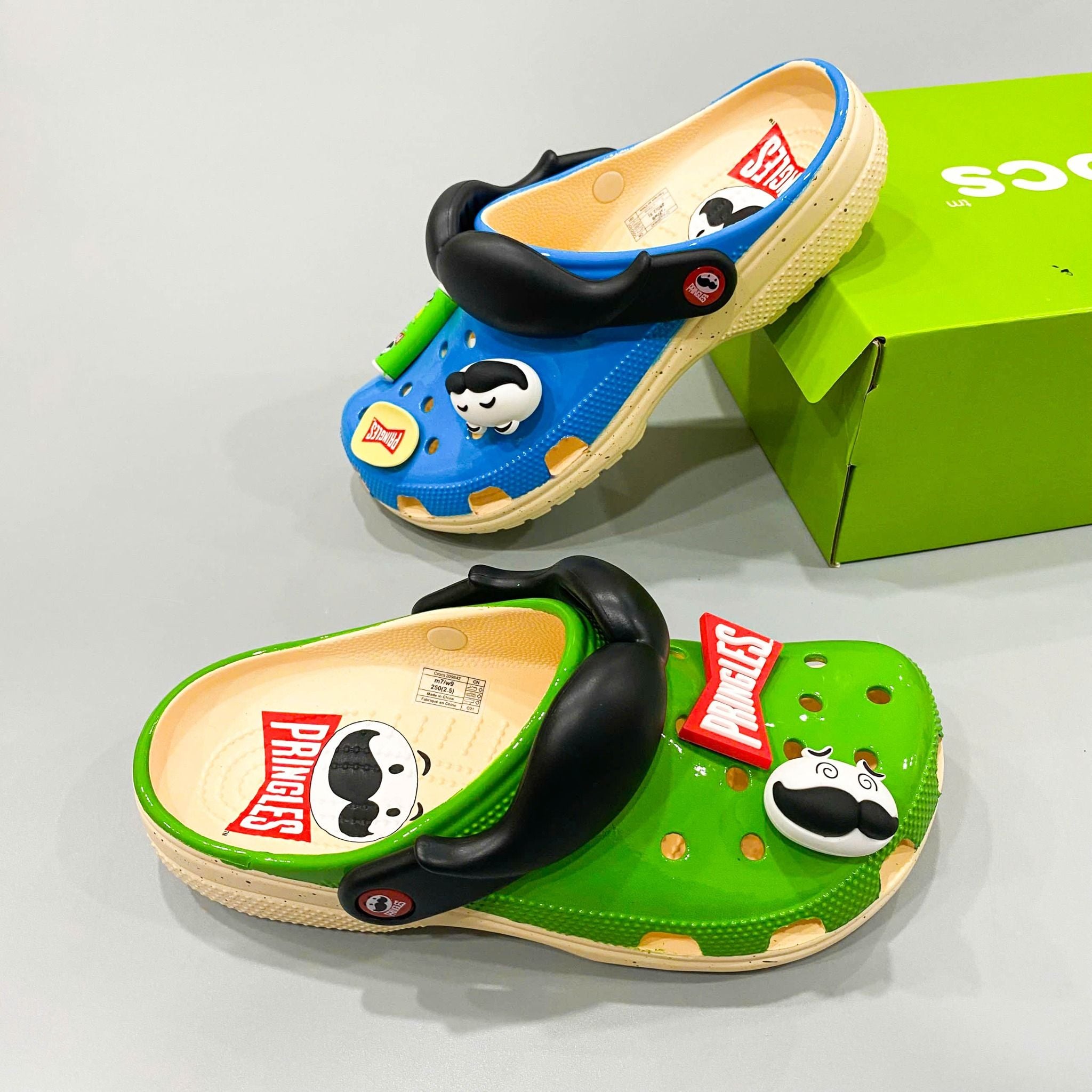  Dép sục dinas classic Pringles nam nữ 