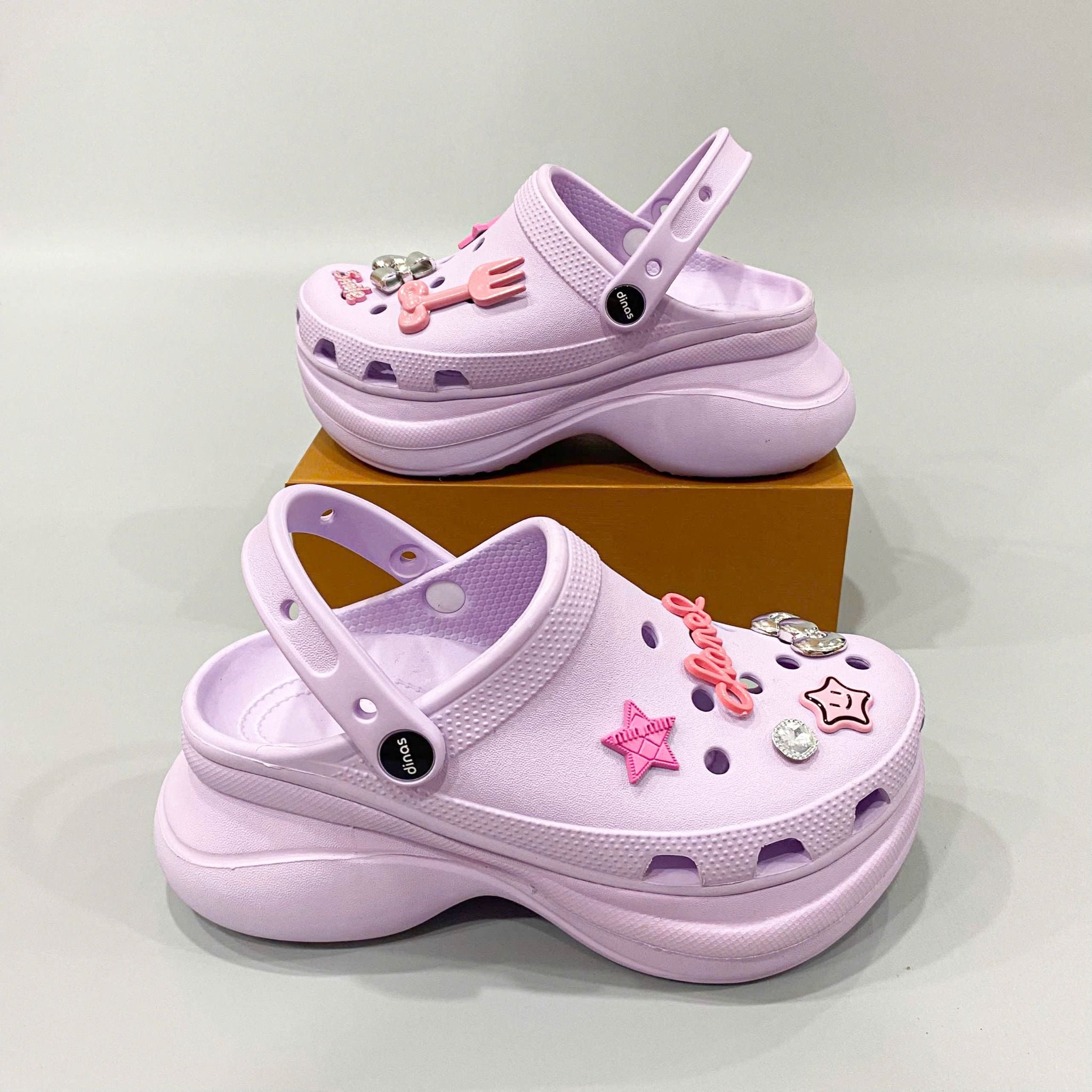  Dép sục Dinas Bae đế thuyền 7 phân nữ chính hãng Bae 