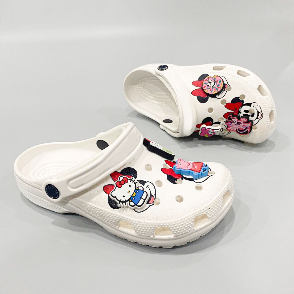  Dép sục dinas classic họa tiết phun sơn chính hãng 