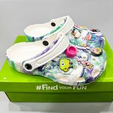  Dép sục dinas classic họa tiết phun sơn "Out of This World" nam nữ chính hãng 