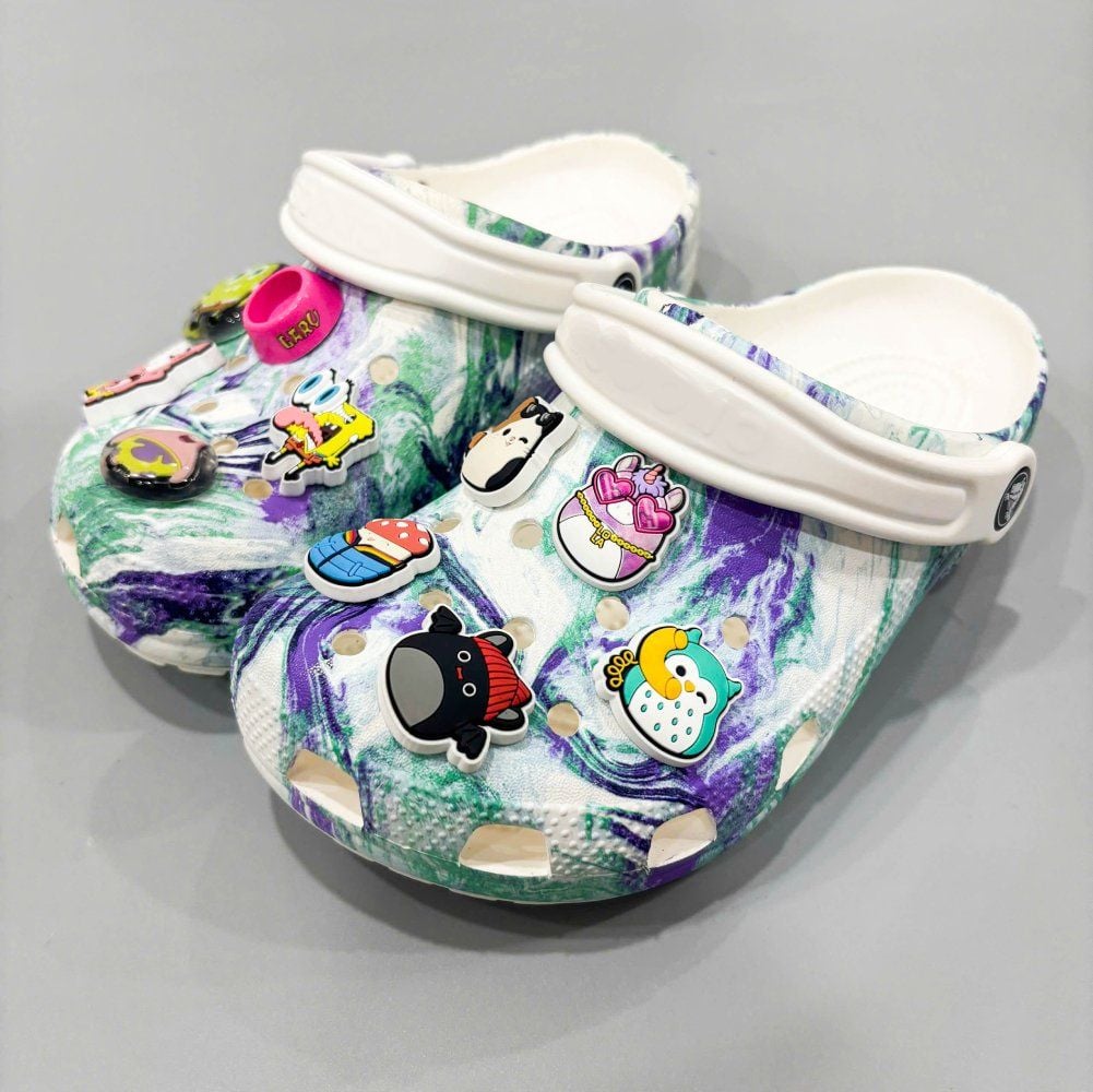  Dép sục dinas classic họa tiết phun sơn "Out of This World" nam nữ chính hãng 