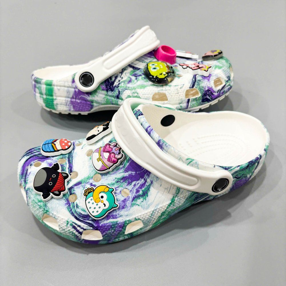  Dép sục dinas classic họa tiết phun sơn "Out of This World" nam nữ chính hãng 