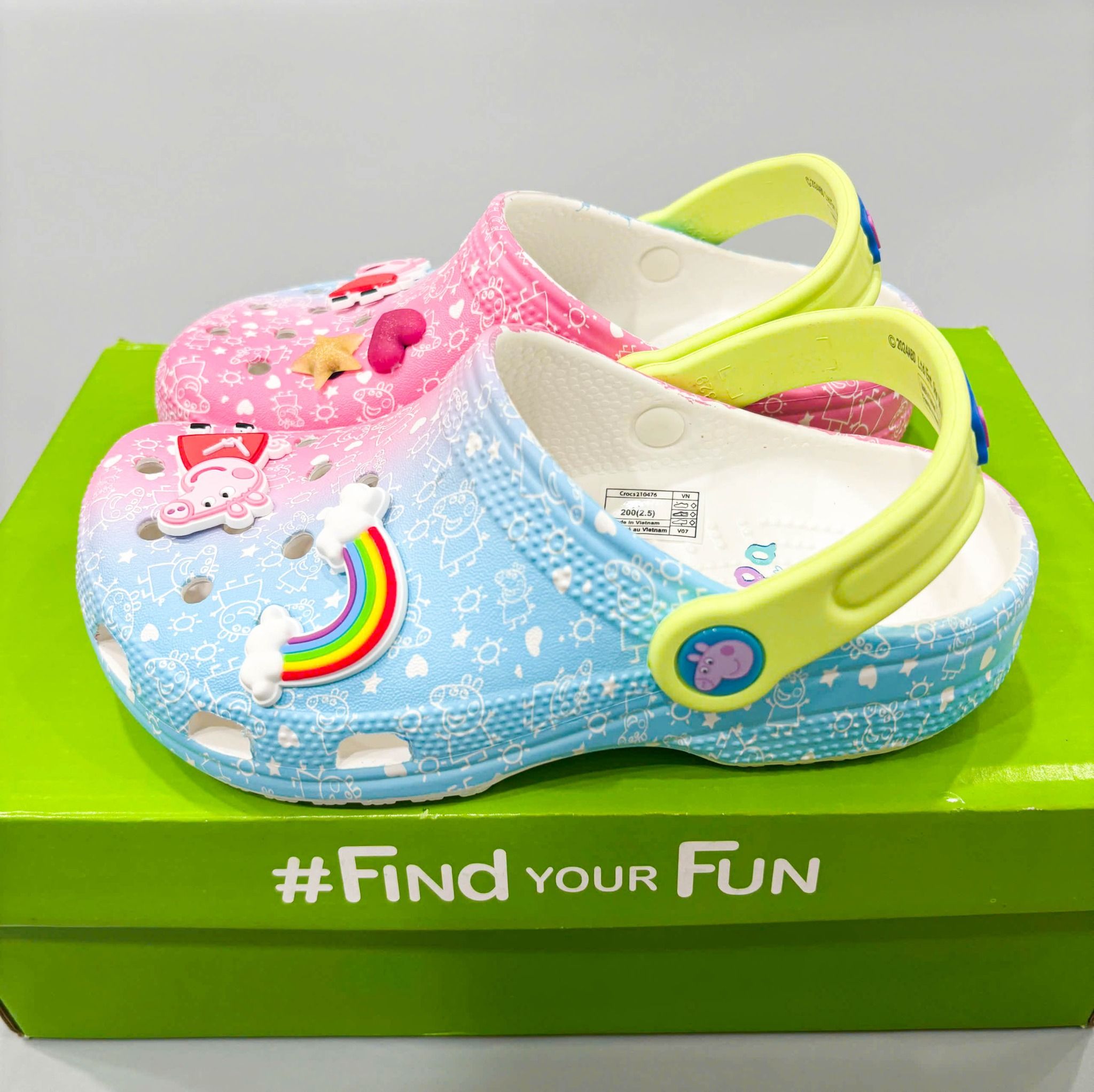  Dép sục dinas classic heo peppa trẻ em 