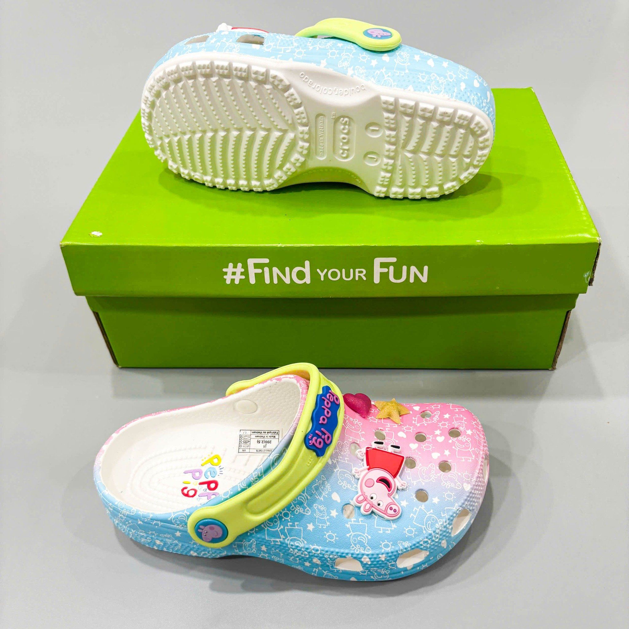  Dép sục dinas classic heo peppa trẻ em 