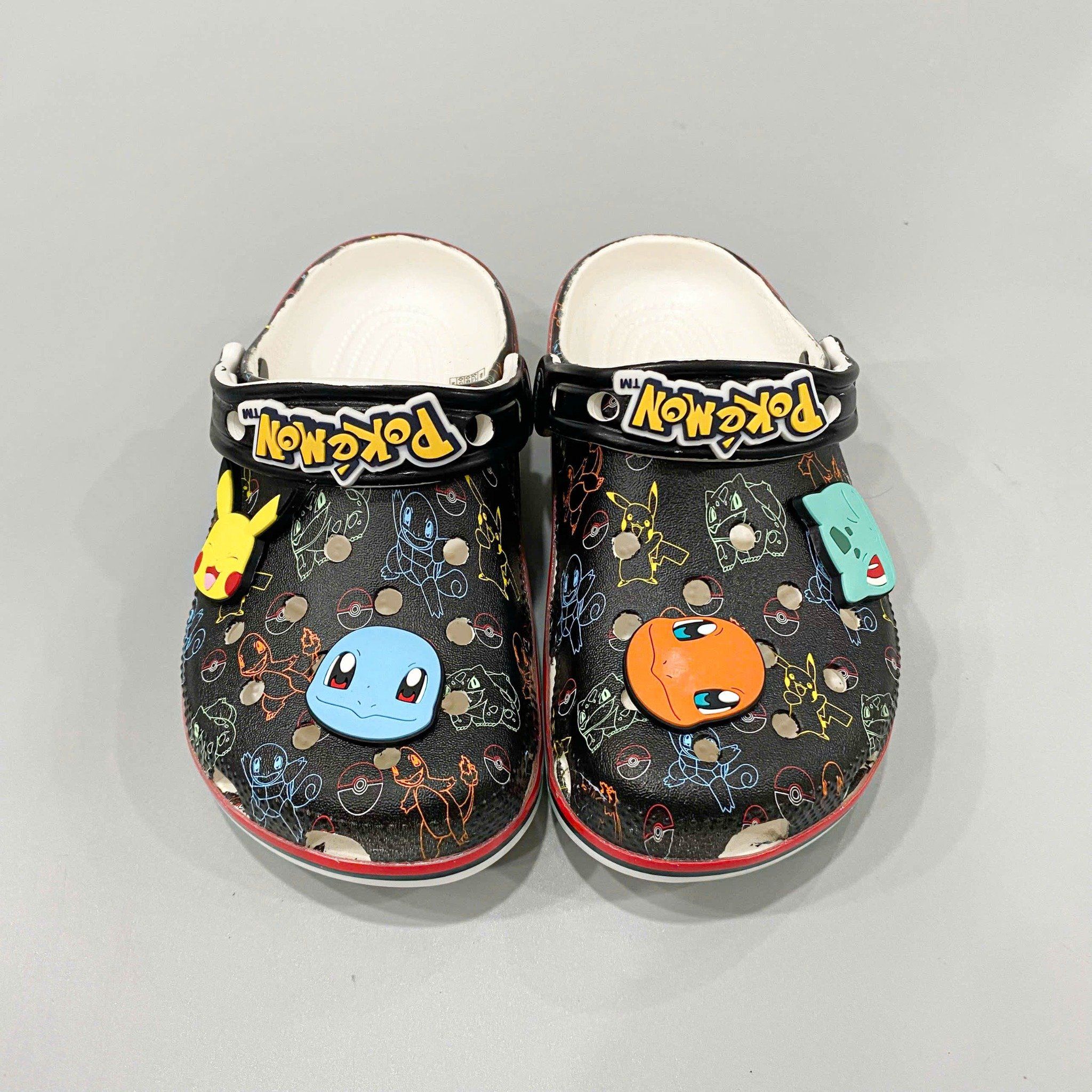  Dép sục dinas classic pokemon sắc màu trẻ em 