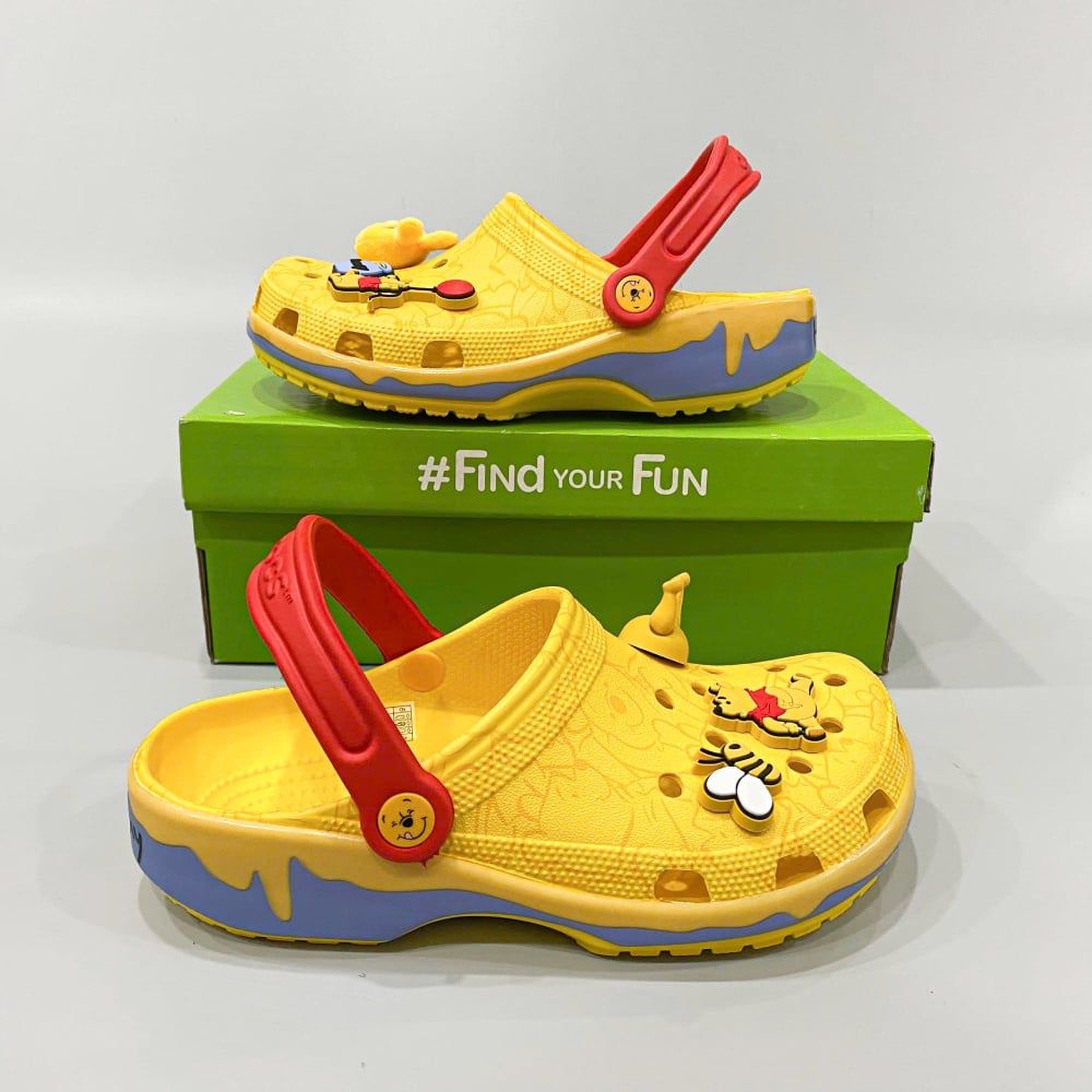  Dép sục Dinas Disney Winnie The Pooh Classic Platform nam nữ 