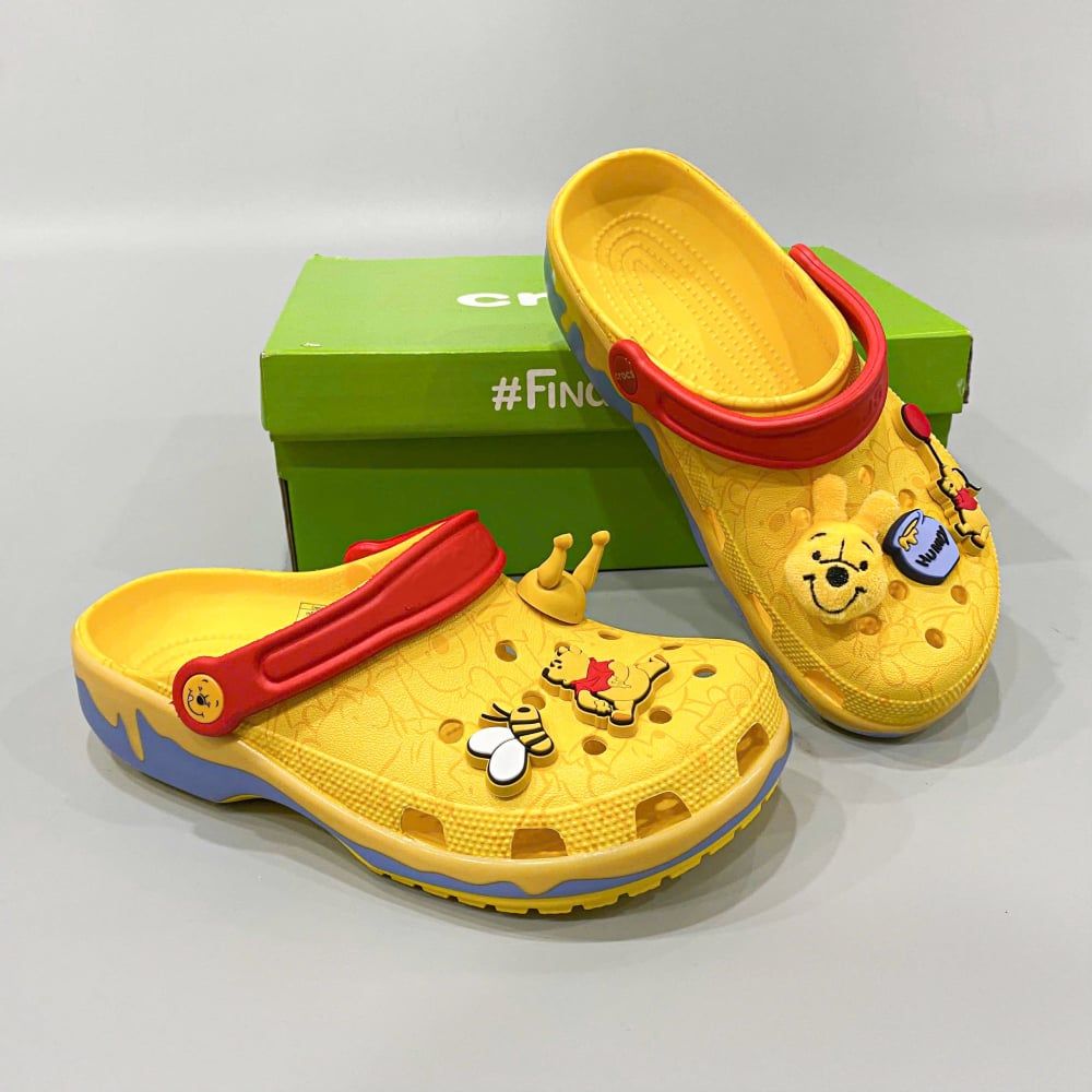  Dép sục Dinas Disney Winnie The Pooh Classic Platform nam nữ 