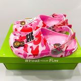  Dép sục Dinas Classic Bape Ape Camo quai sắt nam nữ 