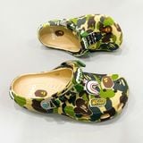  Dép sục Dinas Classic Bape Ape Camo quai sắt nam nữ 