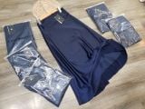  Chân váy lụa dáng đuôi cá navy nữ 