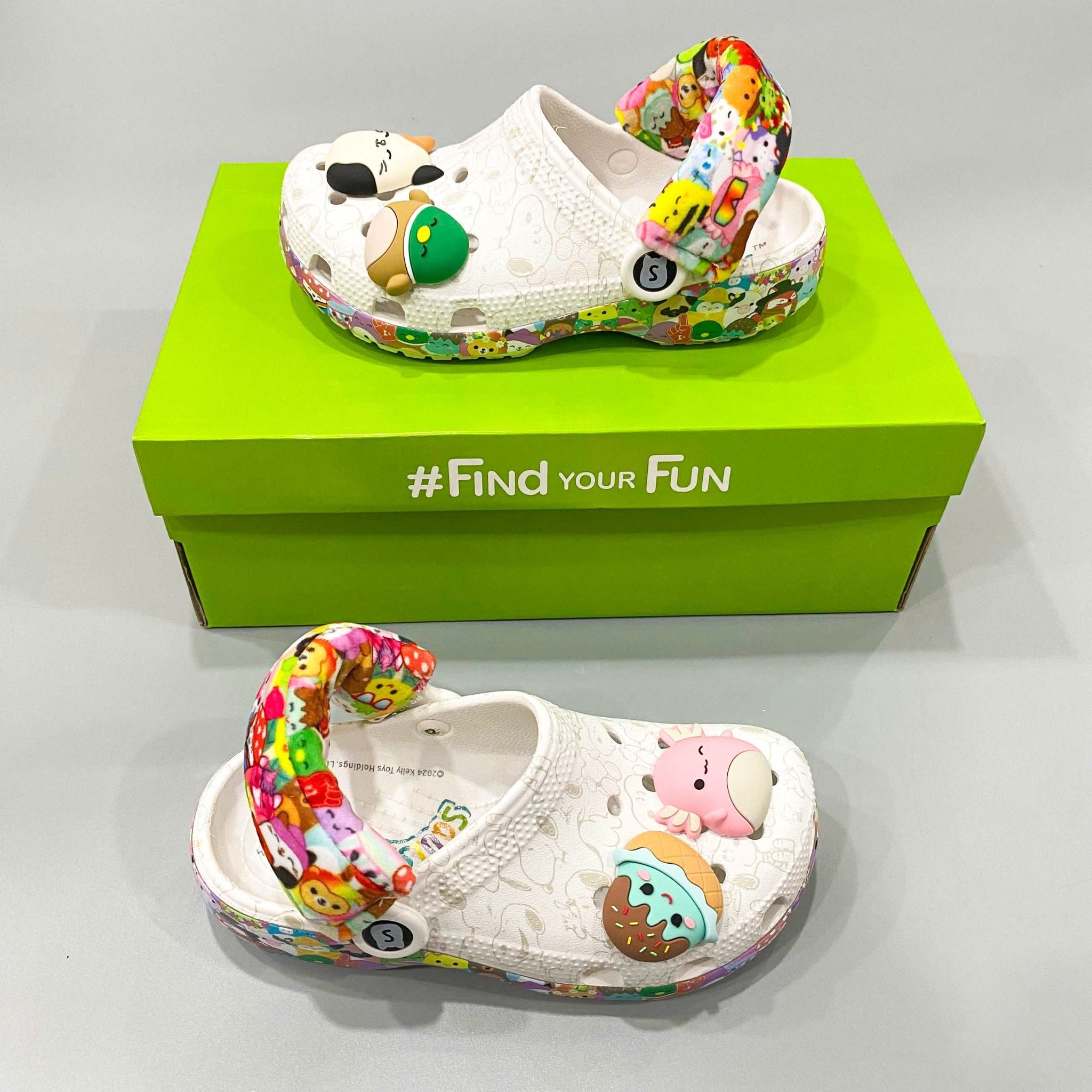  Dép sục Dinas Unisex Squishmallow trẻ em 