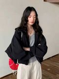  Áo khoác gió dây kéo 4 túi nữ 
