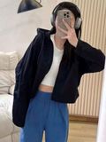  Áo khoác gió dây kéo 4 túi nữ 