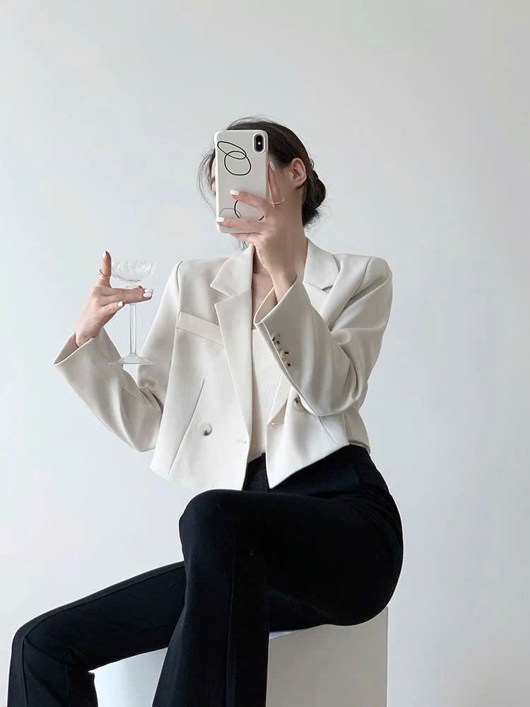  Áo vest dáng lửng nữ 