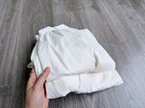  Chân váy midi trắng nữ 