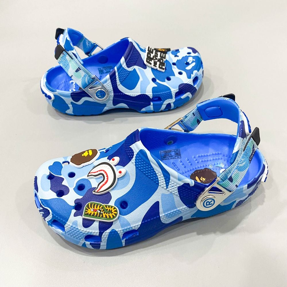  Dép Sục Dinas Classic Bape Quai Nhôm Nam Nữ Xuất Khẩu 