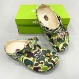 Dép sục dinas classic bape quai nhôm nam nữ 
