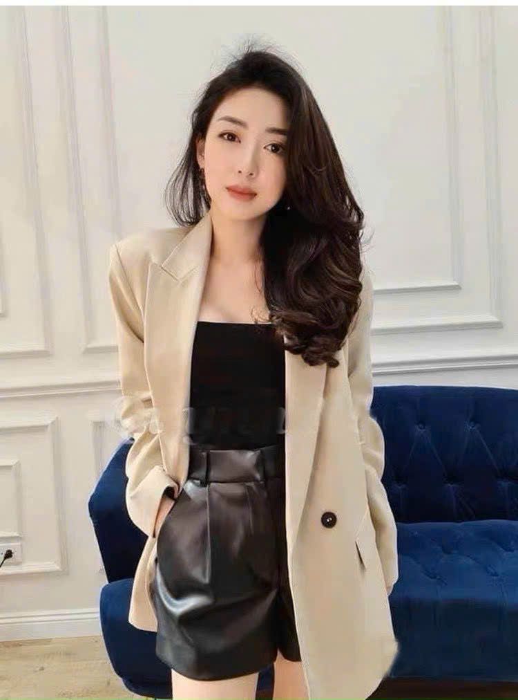  Áo vest kem nữ đứng form 