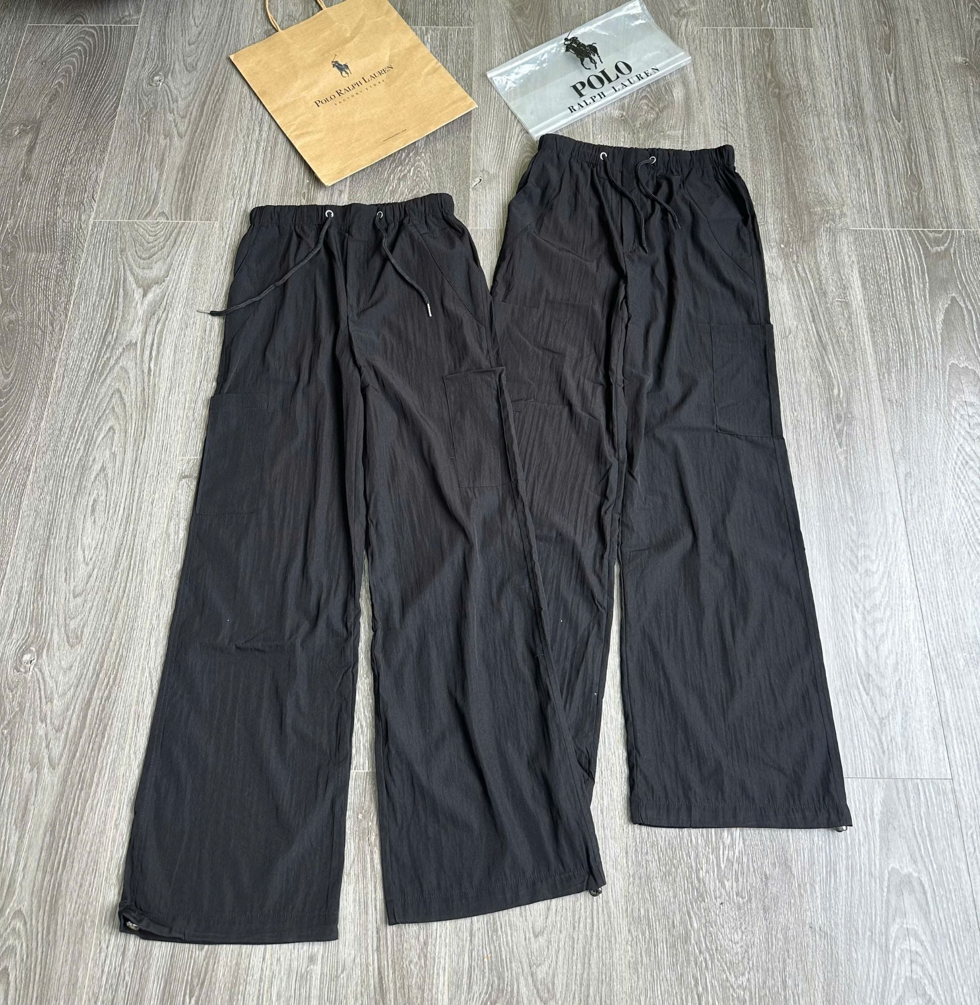  Quần polo nữ dáng xuông vải gió xịn 