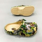  Dép Sục Classic Dinas Bape Ape Camo Trẻ Em Xuất Khẩu 